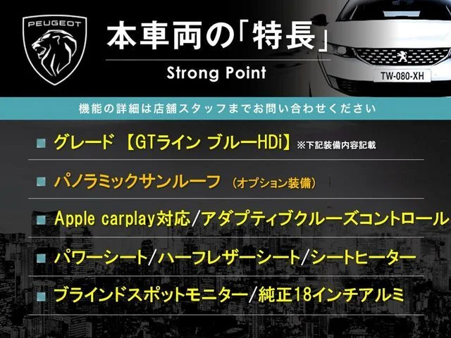 Peugeot PEUGEOT 3008 GTライン　ブルーHDi photo 3