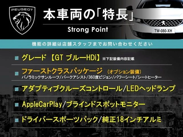 Peugeot PEUGEOT 3008 GT　ブルーHDi photo 3