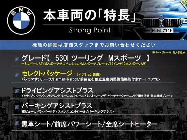 Bmw BMW 5series TOURING 530i　Mスポーツ photo 3