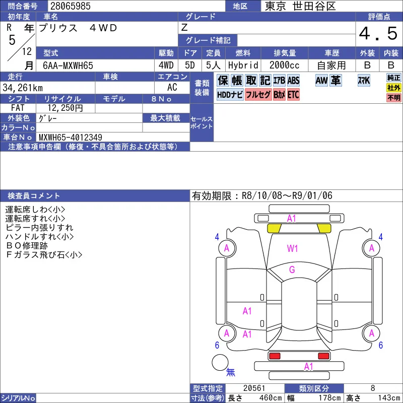 Toyota PRIUS 4WD Z photo 3